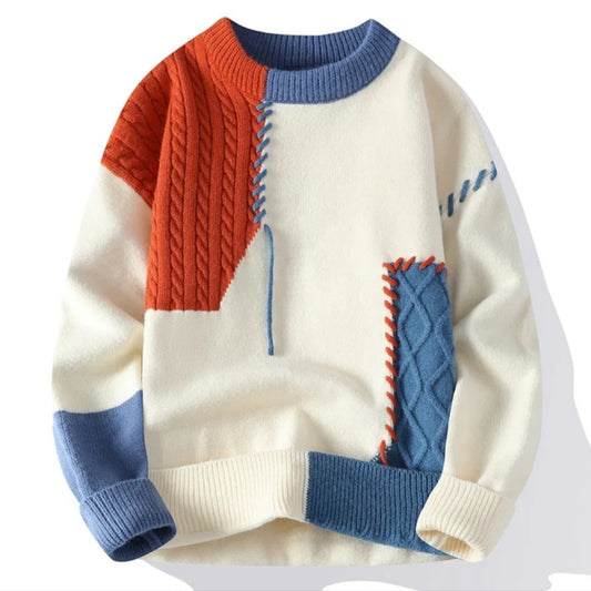 Blue Sweater-Pullover